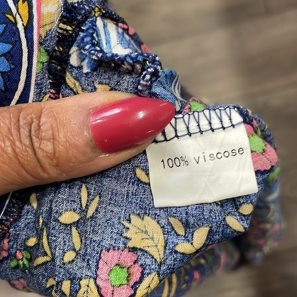 Bohemian Floral Pattern Dress - Picture 15 of 16